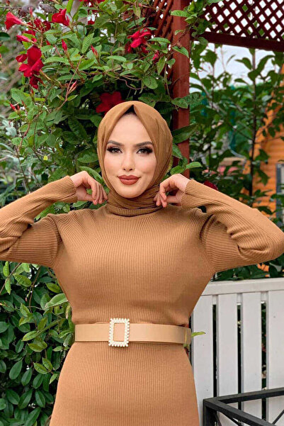 Bym Fashion Φόρεμα με ριμπ λαιμόκοψη - Μοντέλο 4100