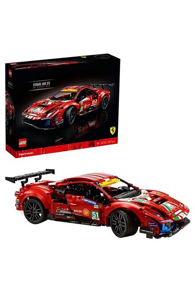 LEGO ® Technic Ferrari 488 GTE “AF Corse #51” 42125 - Collectible Model Building Set (1677 Pieces)