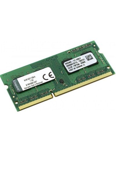 Kingston دفتر ملاحظات Cl11 بسعة 4 جيجابايت وتردد 1600 ميجاهرتز وذاكرة DDR3 1.5 فولت (KVR16S11S8/4WP)