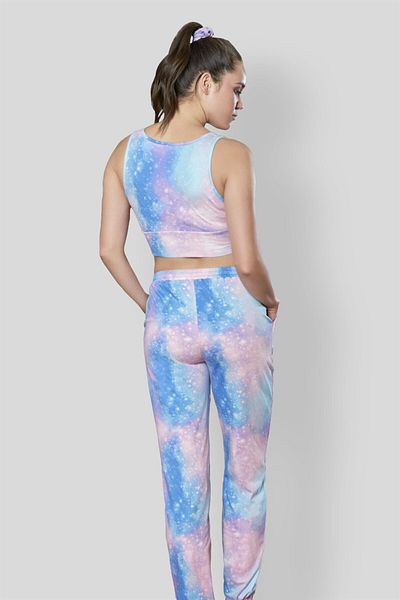 Doreanse Set pijama cu tricou multicolor pentru femei 4014