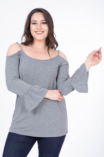 MYLİNE Tricou cu detalii pe umeri