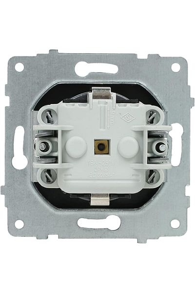 OVİVO Quantum Magnetic Gray Set of 2 Grounded Socket + Commutator