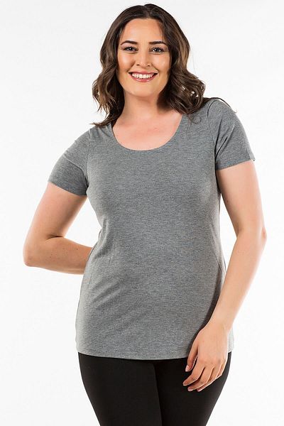 MYLİNE Tricou cu guler balerină