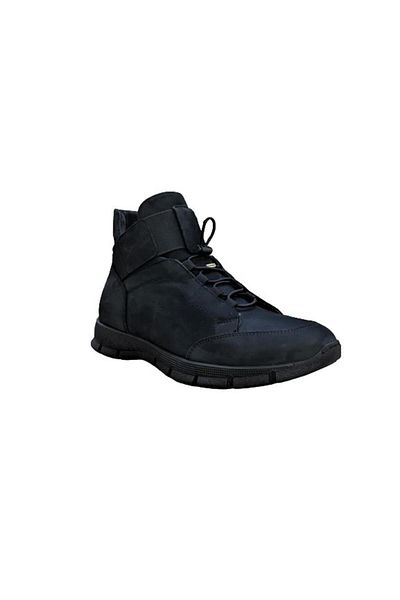 JAMES FRANCO 5290 Men's Daily Sporty Leather Boots Black Nubuck