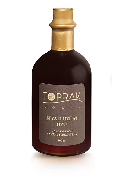 Toprak Doğal Üzüm Özü 300 G Soğuk Sıkım - Siyah Üzüm Özü - Üzüm Özü