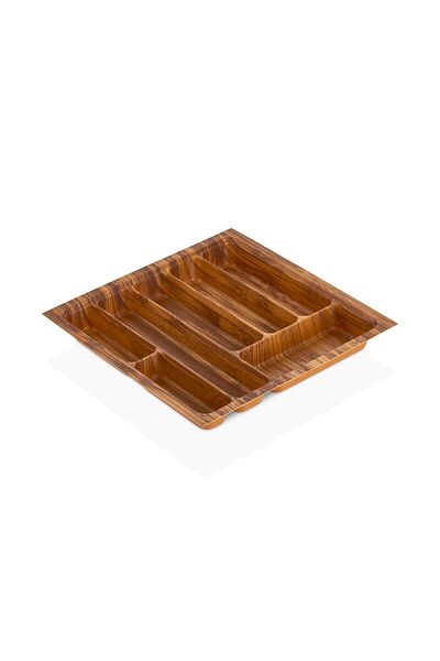 almital mobilya aksesuarları furniture accessories 36x36 Συρτάρι δωρεάν κοπής 7 θέσεων - Ξύλινη έγχρωμη μαχαιροπήρουνα (Max 33x32,5 cm)