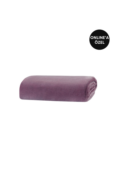 Yataş Olenna Wellsoft Tv Battaniyesi 140x190 - Kül Moru