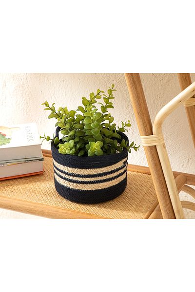English Home Navy Blue Julia Basket - 20x20x14 εκ