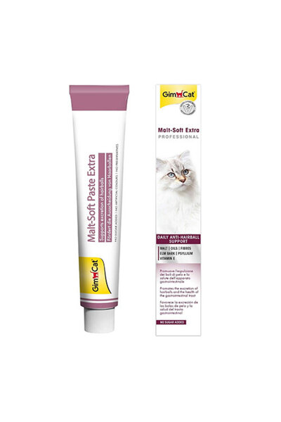 Gimcat Malt Soft Extra Tüy Yumağı Önleyici Kedi Macunu 2x100 gr
