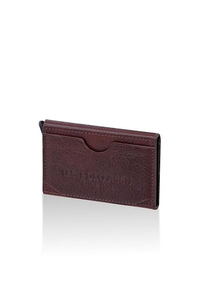 U.S. Polo Assn. US POLO ASSNPLCUZ23835 Brown Men's Mechanical Card Holder