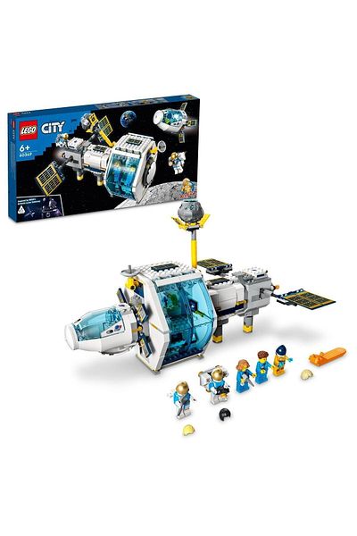 LEGO ® City Moon Space Station 60349 - Toy Construction Set for Children Age 6 and Above (500 Pieces)
