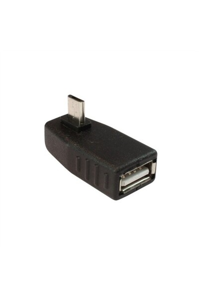 KEEPRO Ti-Mesh USB F / Micro 5P m 90Degree - Nickel/Black