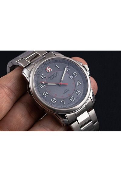 Swiss Military 06-5330.04.009 Steel Sapphire Glass Men's Wristwatch