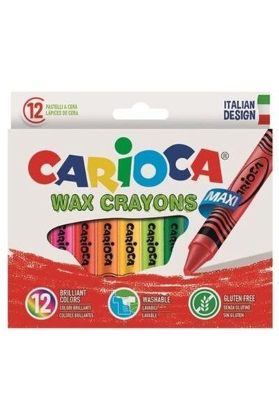 Carioca Baby Washable Felt Tip Crayons Set of 12 - Trendyol