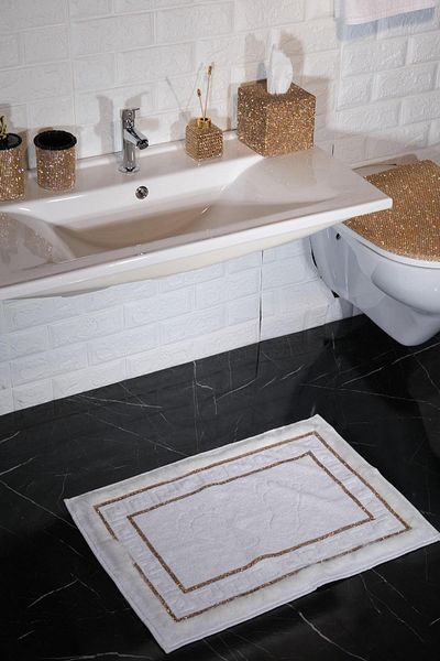 TASARIM ARABAM ATİKE ELİF AKIN Foot Towel Gold Stone