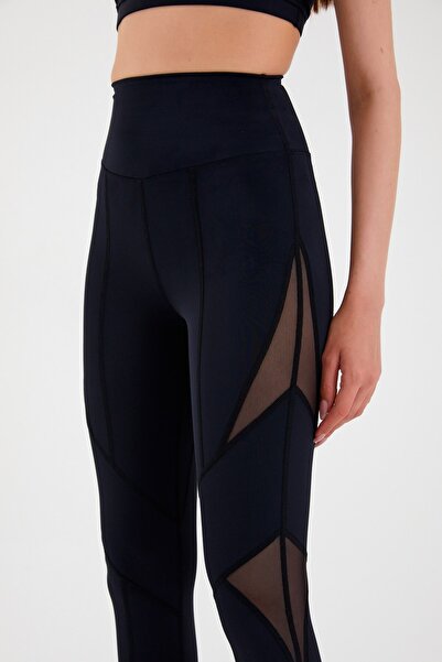 GRAB Siyah Toparlayıcı Yüksek Bel Spor Tayt