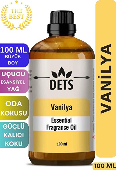Dets Vanilya Uçucu Yağ 100 ml Buhurdanlık Yağı Difüzör Esansı Oda Kokusu Esan...