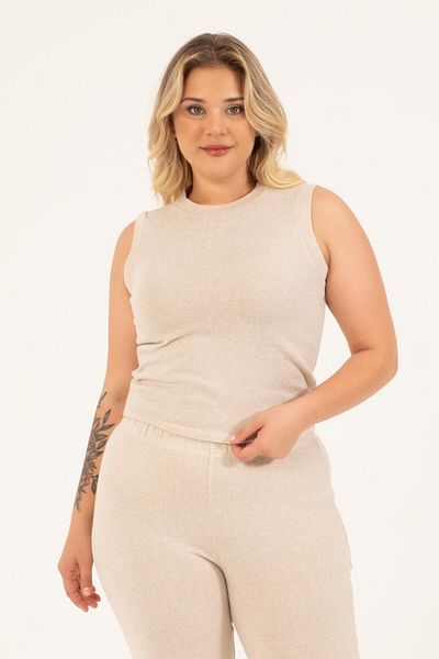 MYLİNE Basic Sleeveless Knitwear Top