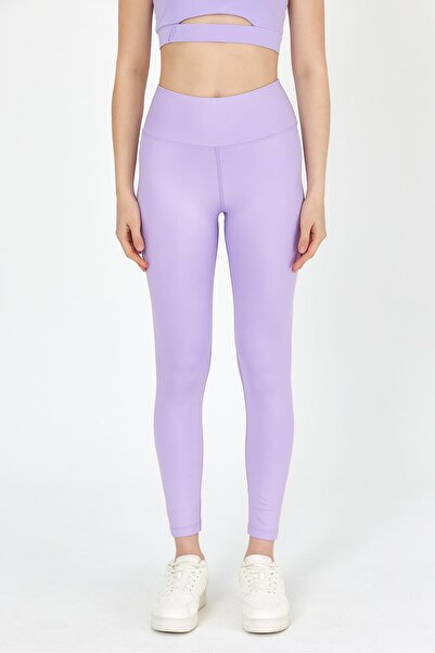 GRAB Shiny Side Seamless Lilac Tights