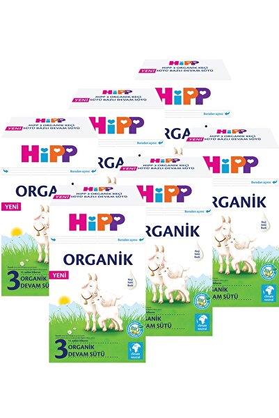 Hipp 3 Organik Keçi Sütü Bazlı Devam Sütü 400 gr X 6 Adet