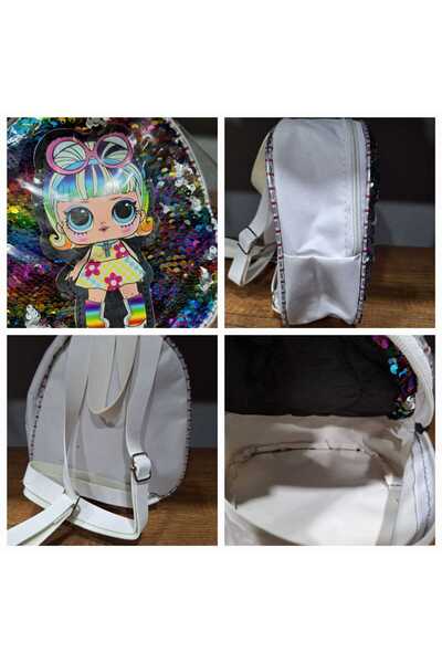 Renkli ilmekler Daily Use Bag with Lol Doll Figure