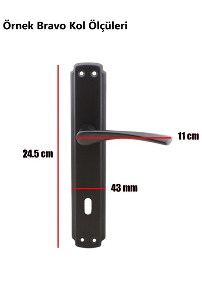 ŞENEL Yapı Market Bravo Polaris Nikel Saten Aynalı WC Kapı Kolu