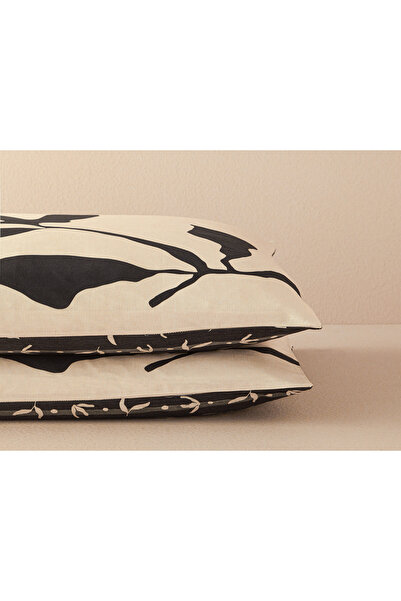 English Home Vinette Digital Printed Soft Cotton 2-Piece Pillow Case 50x70 Beige