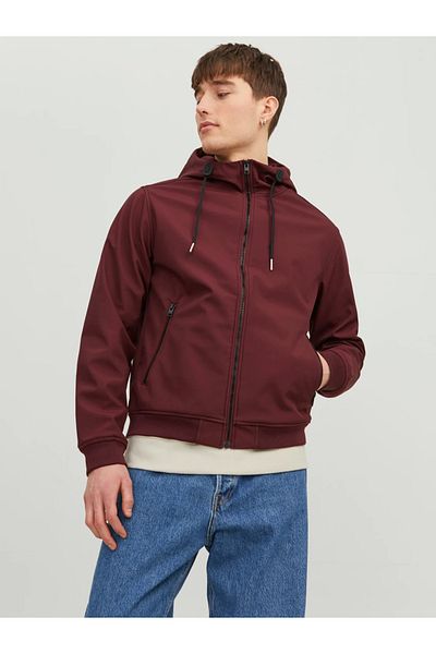Jack & Jones سترة Jjebasıc الرجالية المقاومة للماء ذات الغلاف الناعم 12236300