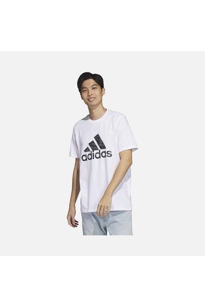 adidas Tricou pentru bărbați cu mânecă scurtă cu logo de camuflaj