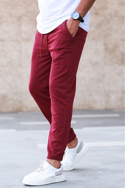 Madmext Claret Red Basic-Trainingsanzug 5424