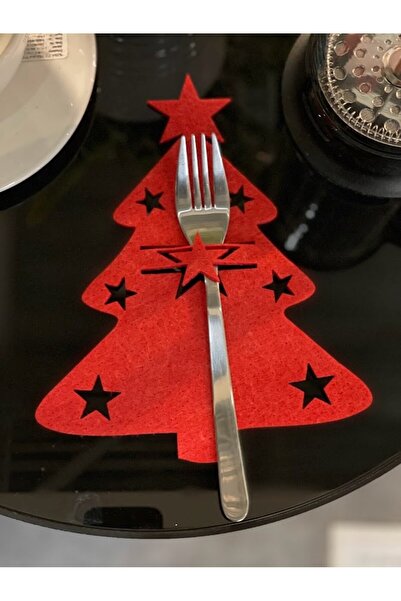 Denseden Ornament de Anul Nou de Crăciun Suport de lingură decorativ din pâsl...