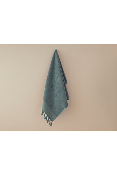 English Home Πετσέτα χεριών Tuffy Stripe Βαμβακερή με κρόσσια 30x45 εκ. Πράσινη