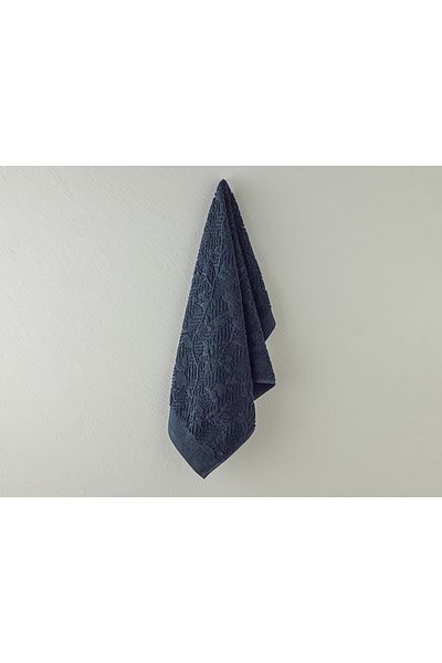 English Home Prosop de față din bumbac jacquard negru Alyssa - 50x80 cm