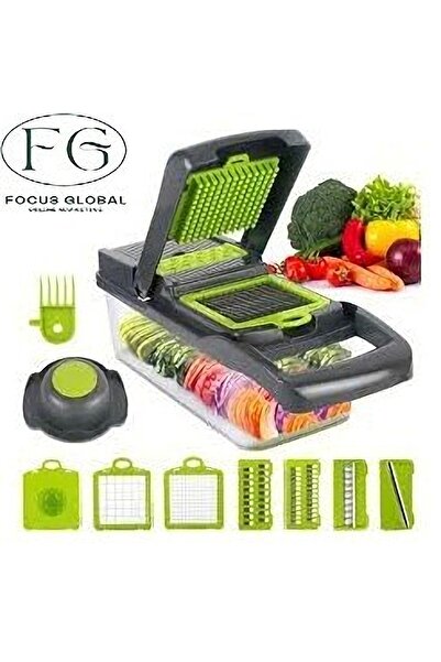 BAYSA Nicer Dicer Cutter Plus Pratik Sebze Doğrayıcı Rende Practical Vegetabl...