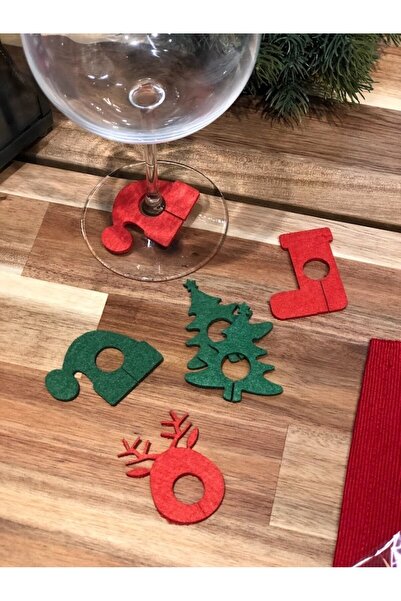 Denseden 10 τεμάχια διακοσμητικά σερβίτσια με διάφορα χρώματα και χριστουγενν...