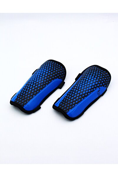 İMVULA Blue Double-Strapped Knee Protector Football Shin Guard - No Carpet Field