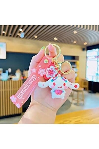 Genel Markalar Cinnamoroll Beyaz 3d Anahtarlık