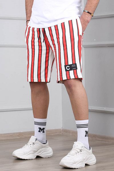 Madmext Men's Red Shorts - 2915