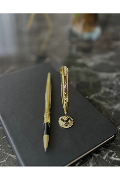 EratCo Öğretmenler Günü Hediyesi Kişiye Özel Lüks Altın Renkli Metal Tükenmez...
