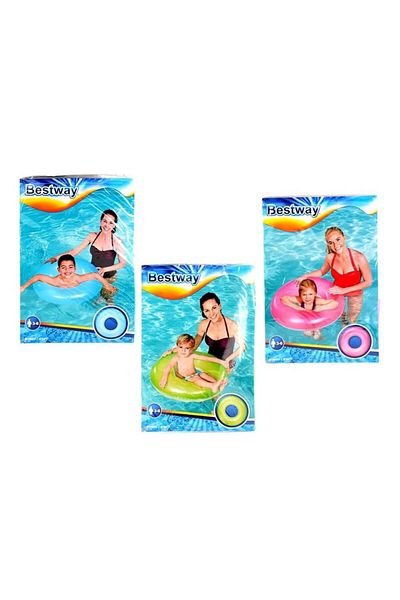BESTWAY 36024 Colorful Striker Bagel - 3 Ast. 76cm -1 Pieces Are Shipped in Stock