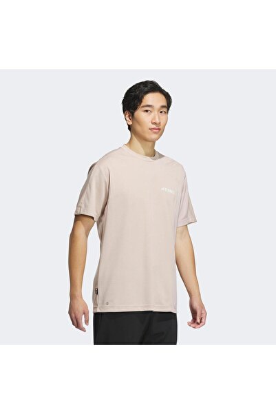 adidas ανδρικό μπλουζάκι μπεζ terrex