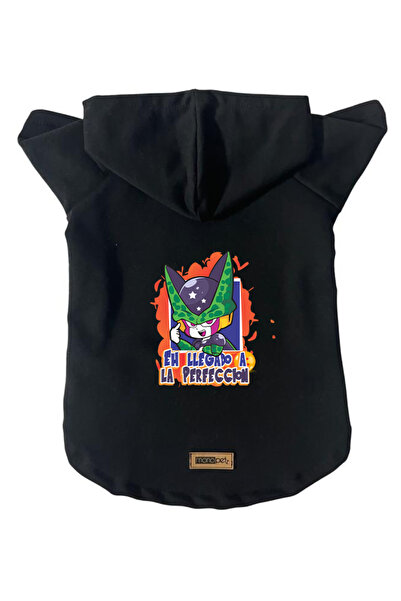 Monopetz Hooded Fleece Sweatshirt Dog and Cat Outfit & Dress - Black DBZ 05 -...