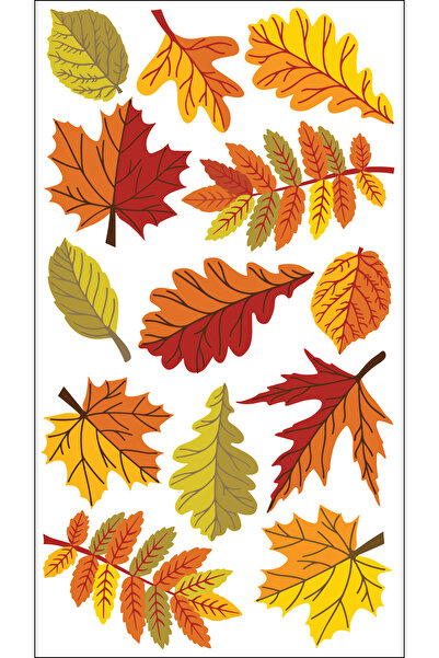 Belinay Bulutay Sonbahar Yaprak Sticker