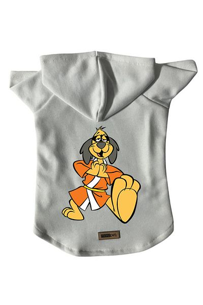 Monopetz Hooded Fleece Sweatshirt Dog and Cat Outfit & Gown - White Hong Kong