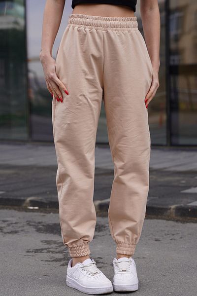 Madmext Beige Comfort Fit Basic-Jogginghose Mg1635