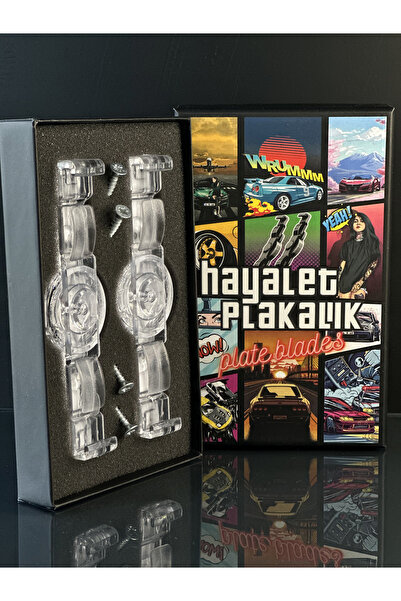 Plate Blades Şeffaf Hayalet Plakalık