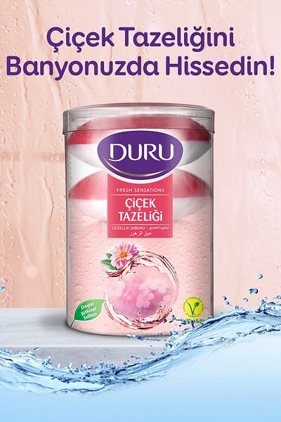 Duru Fresh Sensations Flower Freshness 16 Pieces Beauty Soap 4x400gr