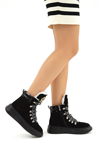 Tamer Tanca Kadın Hakiki Deri Casual Bot 945 10071 Bn Bot Sk22/23