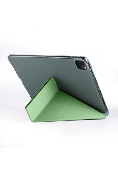 Fuchsia Pro 11 Inç 2021 (3. NESİL) Akıllı Kılıf, Ince Hafif Saydam Buzlu Arka Koruyucu Kapak