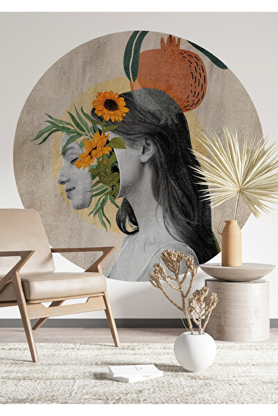 WALLHUMAN Наклейка на стіну квартири в стилі бохо-богема